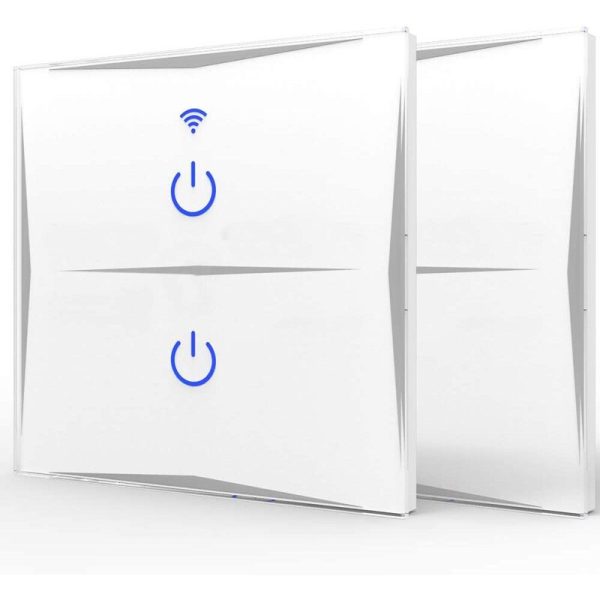 سوئیچ هوشمند نور WiFi Koiiko 2 Gang
