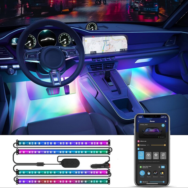 YHedbtz52tfSnRSwtzMepPuksHi2RoRzx75p57yb2Vz6WnJB8X.jpg_800X800X70.jpg نوار RGB خودروی هوشمند Govee - Image 1