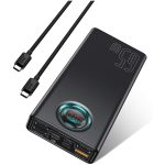 پاوربانک 30000mAh فست شارژ بیسوس 65W QuickCharge