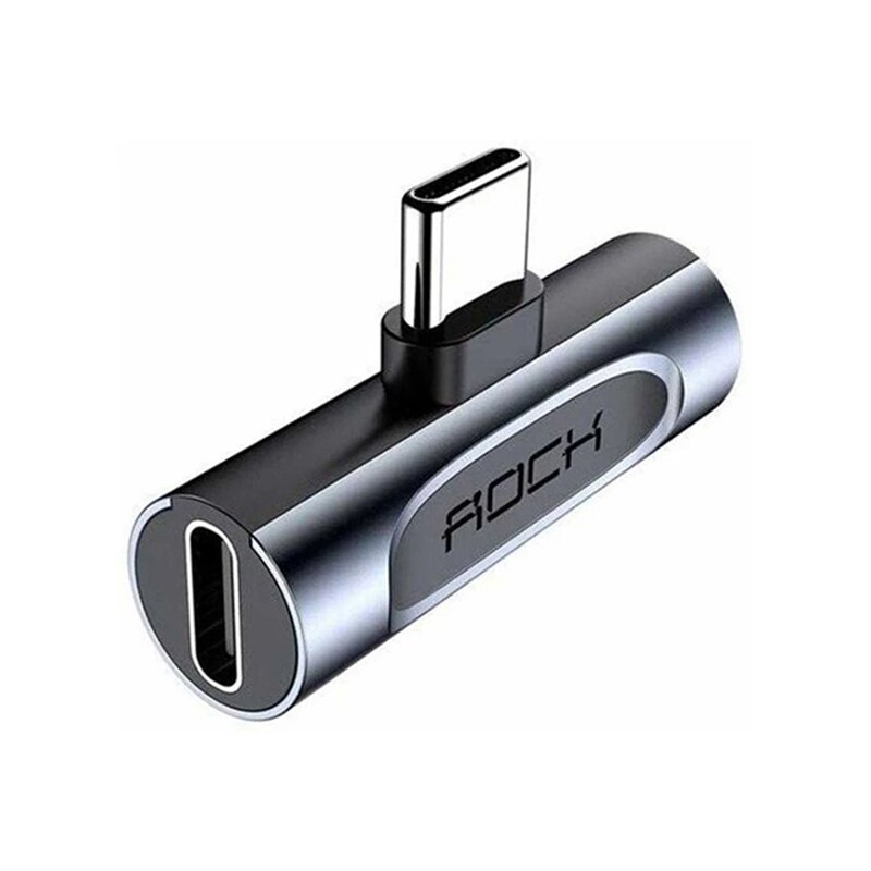 iYTaukbFeLm0ptzliJga3a9CDkcdyxWyK4aZLxUQ4mrgMEm1os.jpg_800X800X70.jpg تبدیل Type-C به 2 پورت برند Rock - Image 1