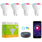 پک 4 عددی لامپ هاوژن RGB Bojim