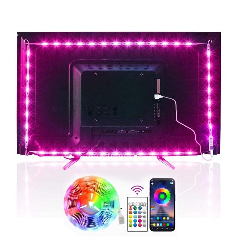 kiuNlsD7zkKouAZeRV1T11iUvLP4j02Ji7l72umdWtGsJwRIme.jpg_800X800X70.jpg ریسه RGB برای تلویزیون برند MY LAMP - Image 1