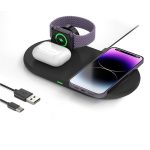 شارژر سه کاره وایرلس برند ORIEMAC G602