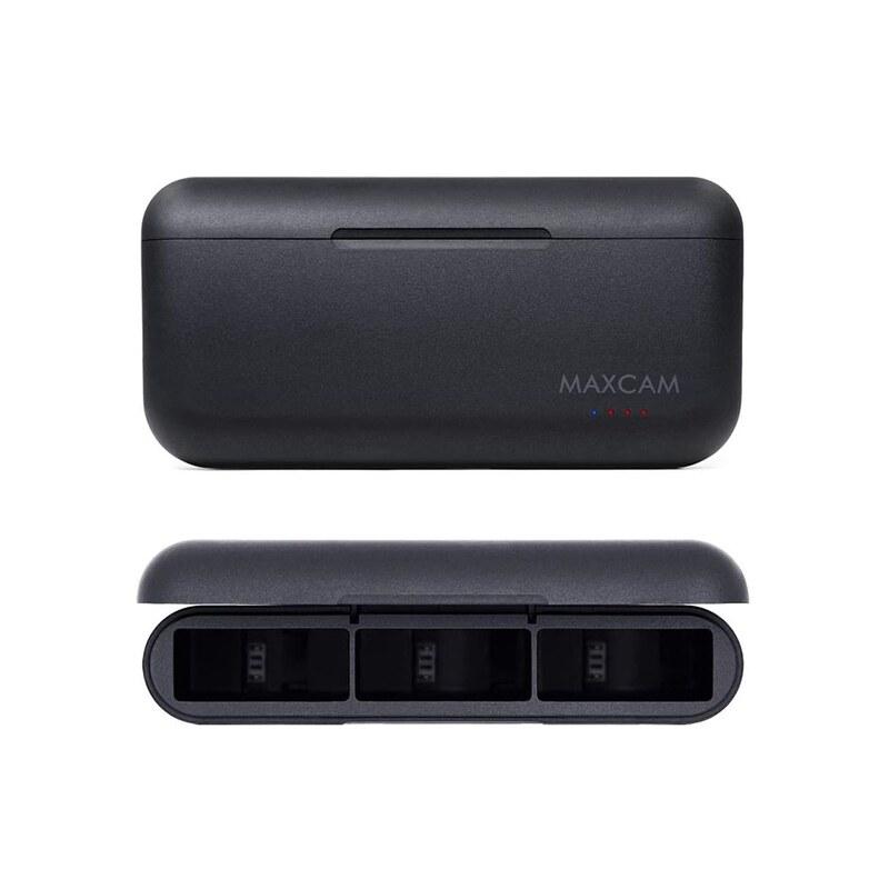 rsTeKtjFxoUIoupCahAOi3GjpouJVe5QaMZIi0hhAMF1Pbk7nf.jpg_800X800X70.jpg شارژر باتری سه گانه برای GoPro برند MAXCAM - Image 1