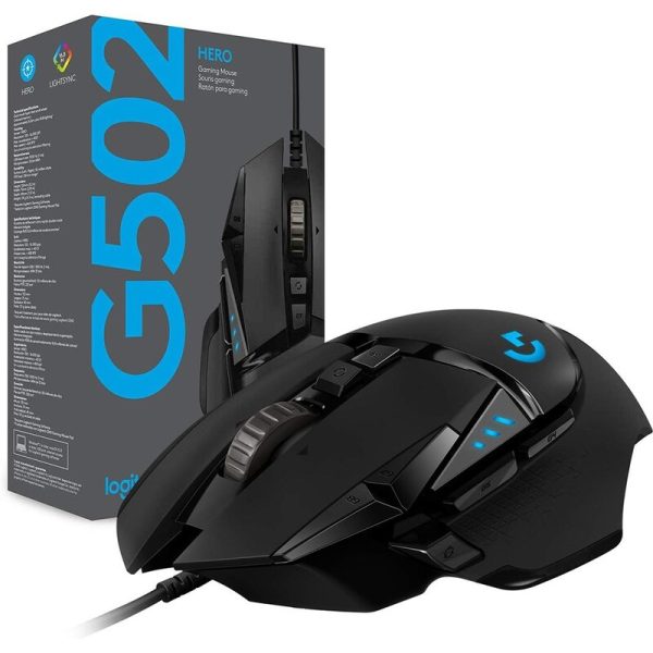ماوس گیمینگ سیمی با کارایی بالا Logitech G502 Hero