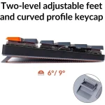 کیبورد مکانیکی بی سیم Keychron K3 سوئیچ قهوه ای - Image 3