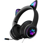 هدست گیمینگ RGB کیفیت صدای HiFi (گربه ای)