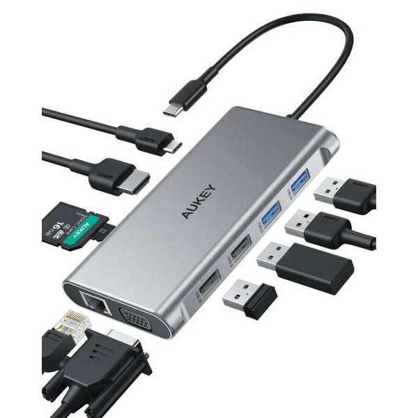 داک 10 در 1 برند AUKEY با کیفیت عالی