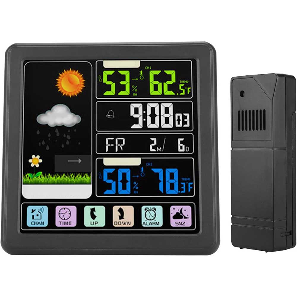 01-25.jpg ایستگاه هواشناسی بی سیم TS-3310 با صفحه نمایش لمسی - Image 1
