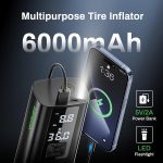 پمپ باد قابل حمل AMPBANK مدل AT003 با قدرت 150PSI - Image 7