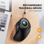 ماوس بی سیم ترک بال ارگونومیک ProtoArc مدل EM03 - Image 5