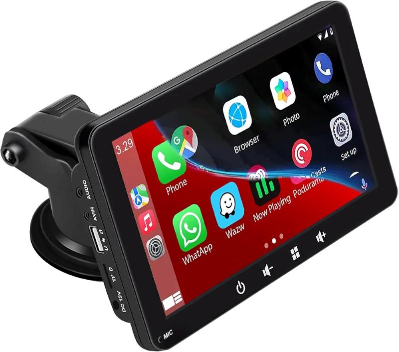 1-106.jpg مانیتور 7" روی داشبورد خودرو HUMMY مدل S5 دارای اپل کارپلی بیسیم و اندروید اتو - Image 1