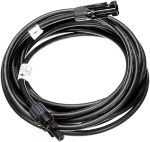 کابل پنل خورشیدی 6 میلی متری طول 10 متر 10 AWG با کانکتورهای سازگار با MC4