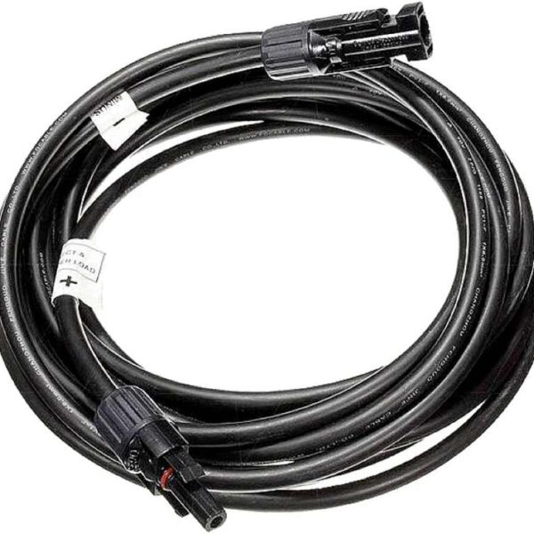 کابل پنل خورشیدی 6 میلی متری طول 10 متر 10 AWG با کانکتورهای سازگار با MC4