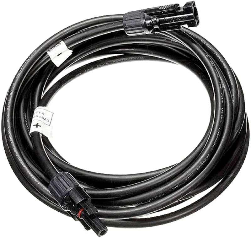 1-117.jpg کابل پنل خورشیدی 6 میلی متری طول 10 متر 10 AWG با کانکتورهای سازگار با MC4 - Image 1