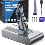 باتری جارو شارژی دایسون V8 و SV10 با ظرفیت 7000 میلی‌آمپر ساعت