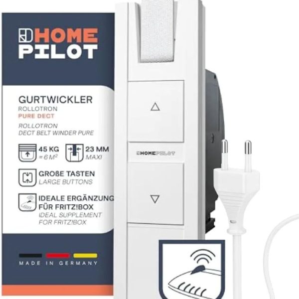 ریموت هوشمند پرده و کرکره برقیHOMEPILOT   دستگاه تسمه جمع کن RolloTron Pure DECT
