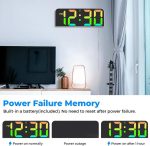 ساعت دیواری Meloya دیجیتال RGB  مدل GH0730 - Image 9