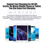 شارژر آیفون ۱۲ واتی همراه با کابل 1 متری USB به لایتینگ - Image 6