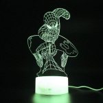 چراغ خواب سه بعدی LED طرح مرد عنکبوتی USB + کنترل RGB - Image 4