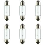 لامپ فشنگی چراغ سقف و صندوق‌ 24 ولت، 5 وات JINMAO پایه SV8.5-8، شکل T-3.25 (جعبه 10 عددی)