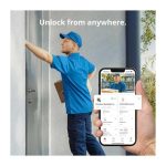 قفل هوشمند وای‌فای مدل W1601700 برند SwitchBot همراه صفحه‌کلید لمسی و هاب - Image 4