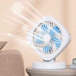 پنکه شارژی رومیزی ۳ سرعته OEM - تصویر 4