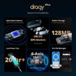 دستگاه اندازه‌گیری عملکرد GPS حرفه‌ای ۲۵ هرتز Dragy Pro با حافظه داخلی و حسگر حرکتی  6 محوره - Image 5