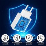شارژر دیواری 1 پورت USB 33W  با کابل type-C به USB  برند gvkrlxz  مدل mdy-12-eh - Image 5
