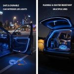 چراغ اِلوایر آبی یخی متراژ 3متر ، برند : balabaxer - Image 7