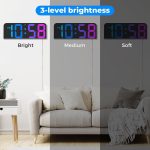 ساعت دیواری Meloya دیجیتال RGB  مدل GH0730 - Image 6