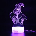 چراغ خواب سه بعدی LED طرح مرد عنکبوتی USB + کنترل RGB - Image 5