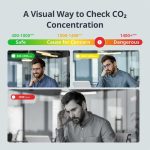 دستگاه اندازه‌گیری کیفیت هوا و دی‌اکسید کربن 5 در 1 هوشمند برند SwitchBot مدل Meter Pro CO2 Monitor - Image 7