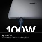 کابل شارژ سریع ۱۰۰ وات USB C مدل ArcWire تبدیل USB C به USB C 2.0