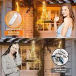 چراغ‌های پری ستاره چشمک‌زن شارژی ریموت دار پک 4 عددی - Image 6
