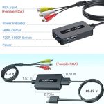 مبدل کابل RCA به HDMI مادگی با کابل‌های HDMI و RCA - Image 6