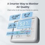 دستگاه اندازه‌گیری کیفیت هوا و دی‌اکسید کربن 5 در 1 هوشمند برند SwitchBot مدل Meter Pro CO2 Monitor - Image 2