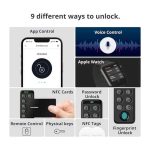 قفل هوشمند وای‌فای مدل W1601700 برند SwitchBot همراه صفحه‌کلید لمسی و هاب - Image 7