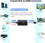 مبدل کابل RCA به HDMI مادگی با کابل‌های HDMI و RCA - Image 7