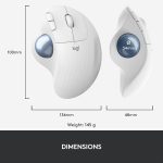 ماوس ترک بال بی سیم Logitech مدل ERGO M575 - Image 2