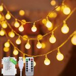 چراغ‌های تزئینی ۱۲ متری + ۱ متری، ۱۰۰ عدد چراغ رشته‌ای LED،