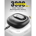 ساعت ویبره دار قابل شارژ ROCAM مدل CR1027 - Image 5