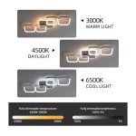 چراغ‌های سقفی LED قابل تنظیم با کنترل از راه دور 5600 لومن برند ANTENLICHT مدل MDC-600 - Image 8