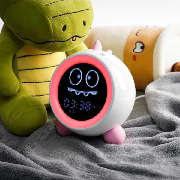 نویز سفید dinotime برای خواب کودک نوپا با دستگاه صدا، چراغ خواب، ساعت دایناسوری