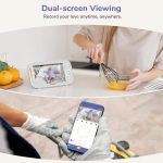 پیجر تصویری اتاق کودک مانیتور هوشمند وای فای برند jeeber مدل ‎VB805Pro - Image 4