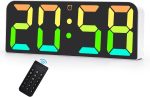 ساعت دیواری Meloya دیجیتال RGB  مدل GH0730 - Image 2