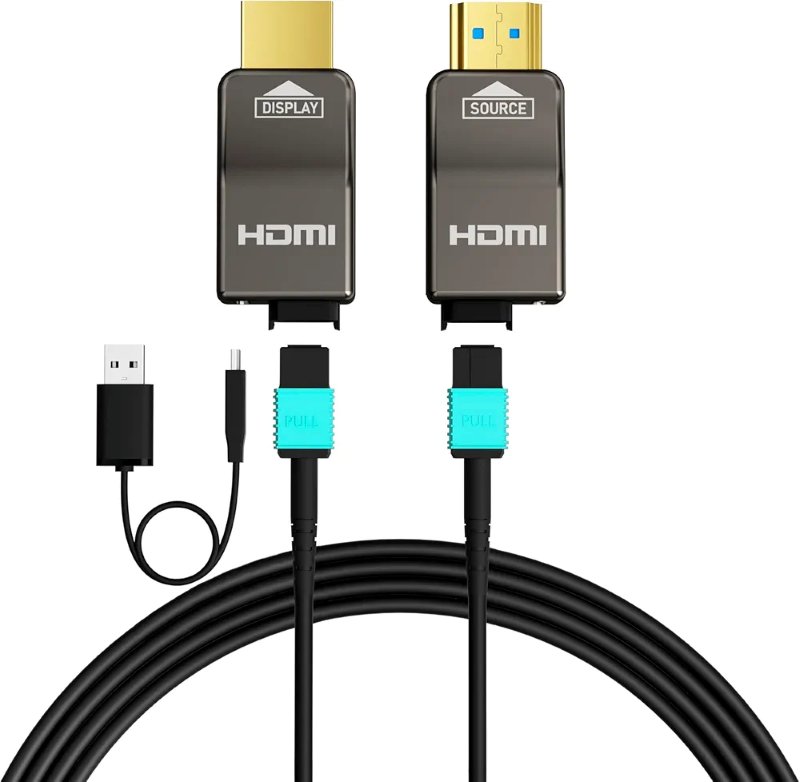 8-5.jpg کابل فیبر نوری 8K برند RUIPRO مدل HDMI 2.1 قابل جدا شدن سرعت 48 گیگابیت بر ثانیه 15 متر - Image 1