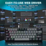 کیبورد گیمینگ مکانیکی AULA WIN60 HE PRO سیمی - Image 9