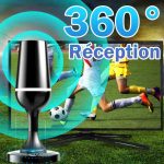 آنتن تلویزیونی DGUPSP داخلی قدرتمند برای تلویزیون دیجیتال زمینی HD (TNT HD) - تصویر 4