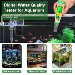 دستگاه اندازه‌گیری PH و شوری آب UIUZMAR، نمک‌سنج الکترونیکی استخرهای شنا، نمک‌سنج دیجیتال، تستر آب ۵ کاره - Image 7